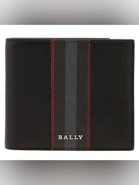 Bally Men's Brasai Leather Wallet in Black 8cc 603743